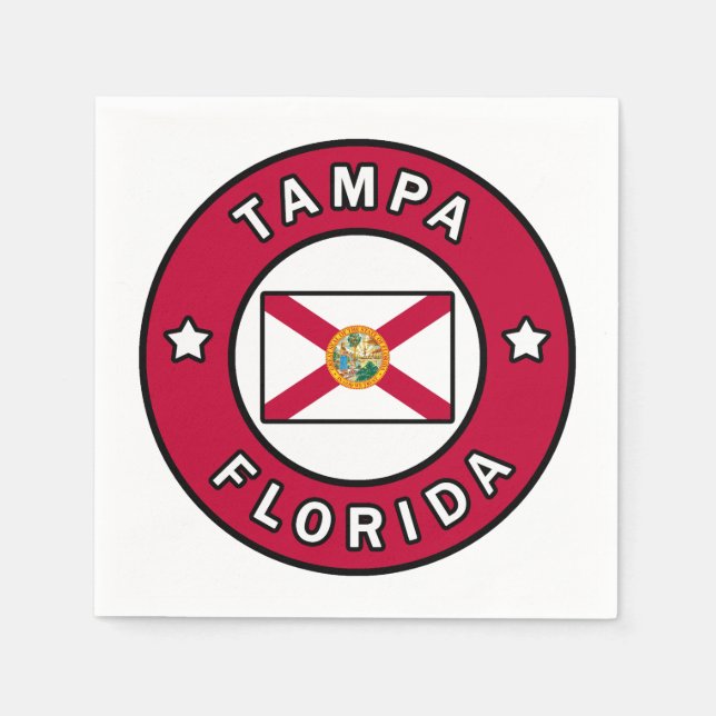 Tampa Florida Serviette (Vorderseite)