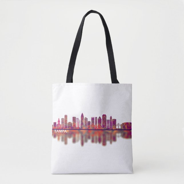 Tampa Florida Skyline Tasche (Vorderseite)