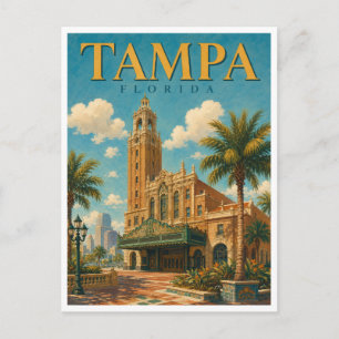 Tampa Florida Tampa Theatre GeoSaga Postkarte