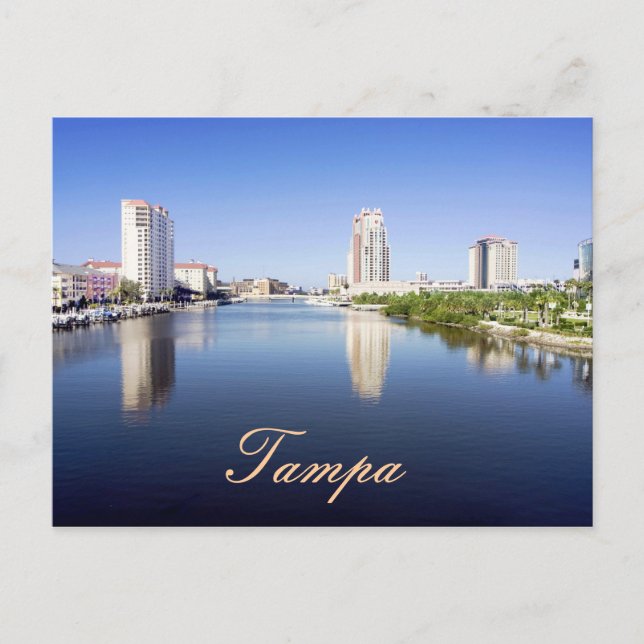 Tampa, Florida, U.S.A. Postkarte (Vorderseite)