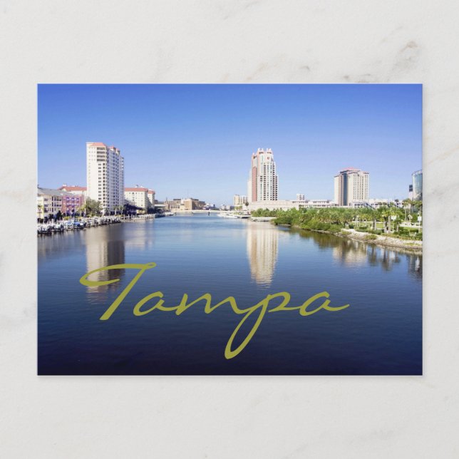 Tampa, Florida, U.S.A. Postkarte (Vorderseite)