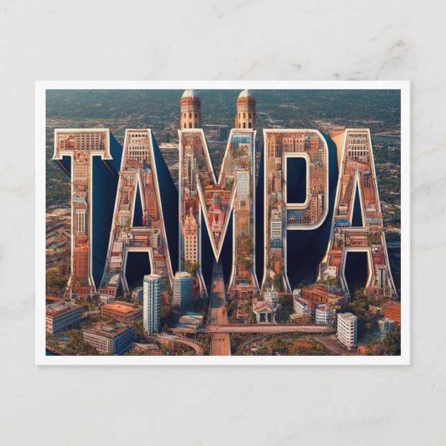 Tampa, Florida Vintage Travel Postkarte (Vorderseite)