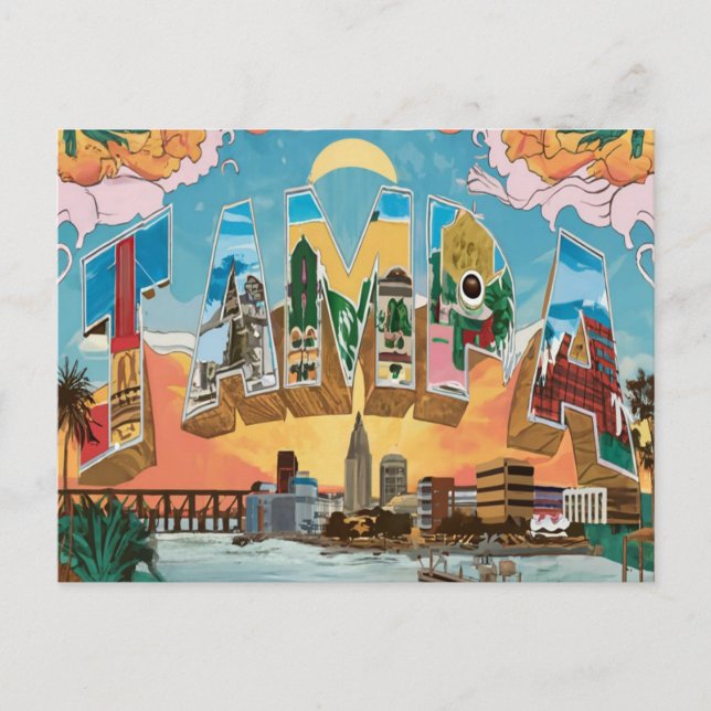 Tampa, Florida Vintage Travel Postkarte (Vorderseite)