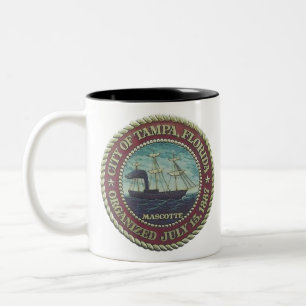 Tampa Florida Zweifarbige Tasse