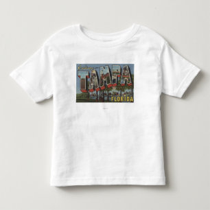 Tampa, FloridaLarge Buchstabe ScenesTampa, FL Kleinkind T-shirt