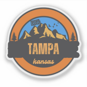 Tampa, Kansas Aufkleber