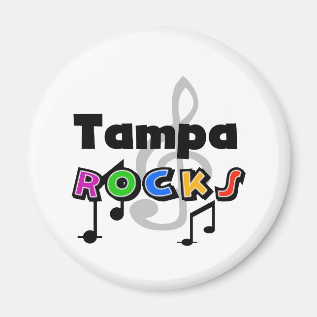 Tampa Rocks Magnet (Vorne)