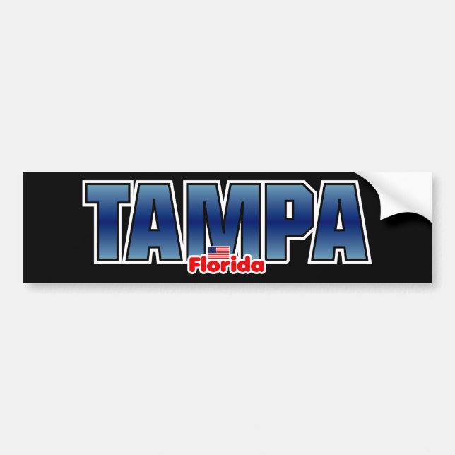 Tampa-Stoßdämpfer Autoaufkleber (Vorne)