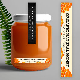 Tamper-Proof Modern Honey Product Label Packaging Etiketten