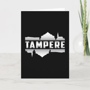 Tampere Finland City Skyline Cityscape Geschenk Id Karte