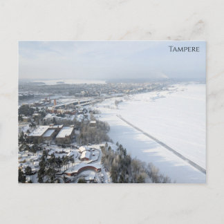 Tampere im Winter Postkarte
