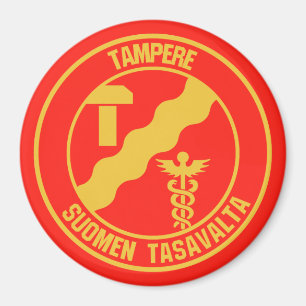 Tampere-RundEmblem Magnet