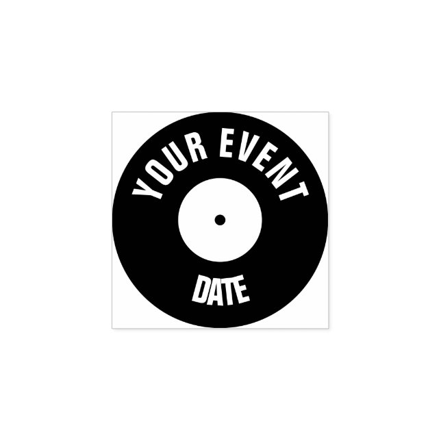 Tampon à main pour enregistrement de vinyle (Impression)