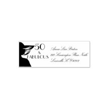 50 et fabuleux Art Déco Élégant 50e anniversaire