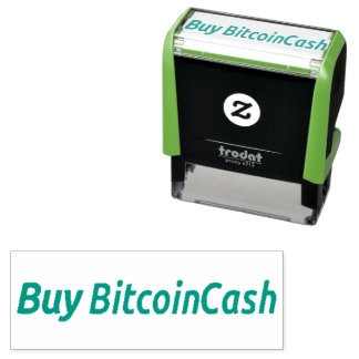 Tampon Auto-encreur Acheter BitcoinCash autoencrage argent timbre