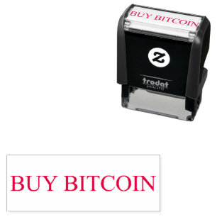 TAMPON AUTO-ENCREUR ACHETEZ UN POMPE D'ENCRE BITCOIN