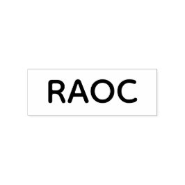 Tampon Auto-encreur Actes aléatoires de carnage "RAOC" Timbre
