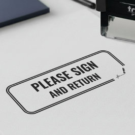 Tampon Auto-encreur Administrative Professional Please Sign and Return