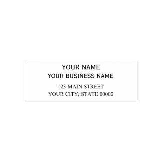 Tampon Auto-encreur Adresse d'agent immobilier Minimal Business