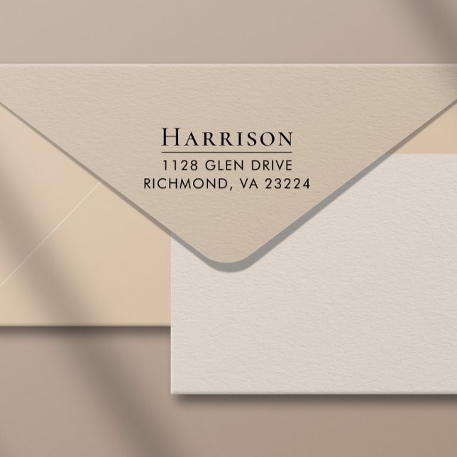 Tampon Auto-encreur Adresse de retour classique (Add a touch of sophistication and elegance to every envelope with minimal effort)