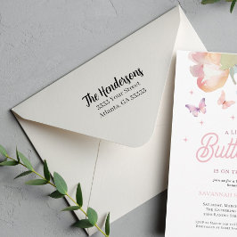 Tampon Auto-encreur Adresse de retour de script