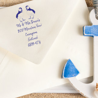 Tampon Auto-encreur Adresse de retour Macareux