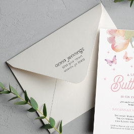 Tampon Auto-encreur Adresse de retour manuscrite décontractée