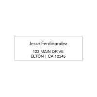 Adresse de retour Nom de script minimaliste modern