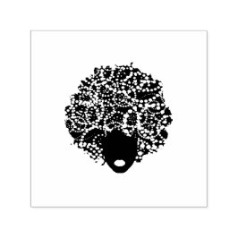 Tampon Auto-encreur Afro bijouté