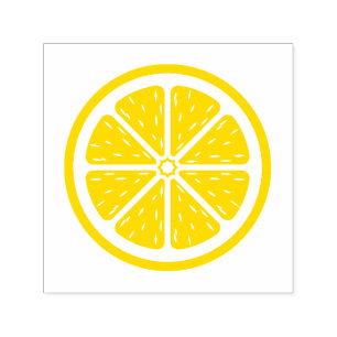 Tampon Auto-encreur Agrumes, Citron, Orange, Fruit 