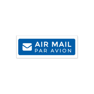 Tampon Auto-encreur AIR MAIL PAR AVION 手紙 エアメールスタンプ mail letter セルフインキ