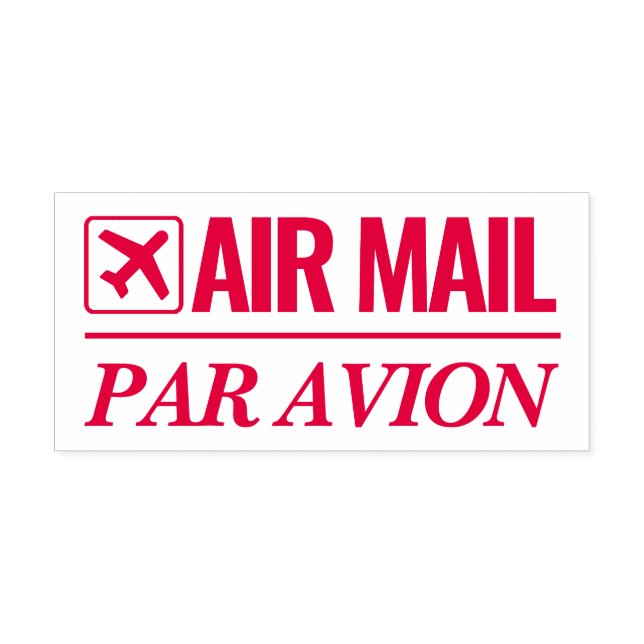 Tampon Auto-encreur Air Mail / Par Avion auto-encre tampon (Design)