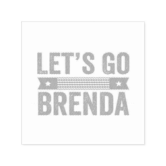 Tampon Auto-encreur Allons à Brenda Kamala Election 2024 (Design)