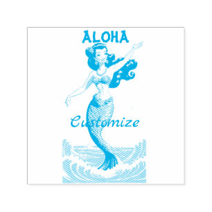 Tampon Auto-encreur Aloha Mermaid Thunder_Thunder_Cove