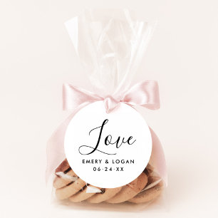 Tampon Auto-encreur Amour dans la main Lettré Mariage Monogramme