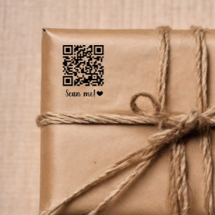 Tampon Auto-encreur Analysez-Moi ! Cocher votre code QR