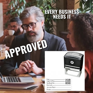 Tampon Auto-encreur Approbation de facture du projet d'achat AP compta