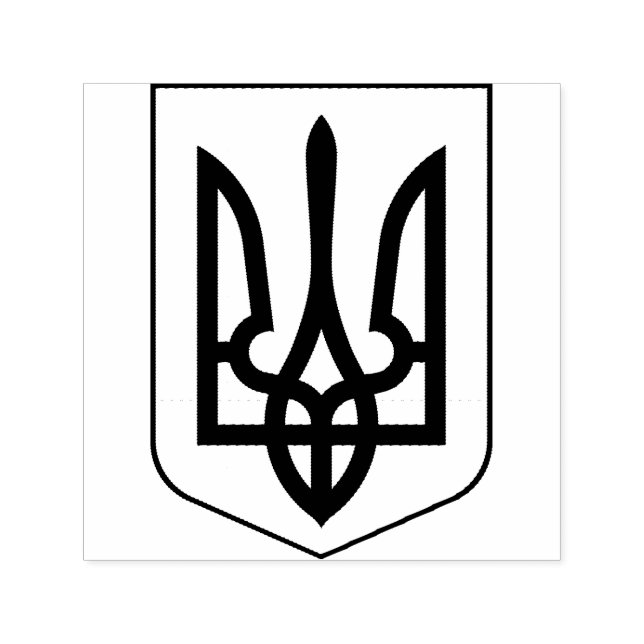 Tampon Auto-encreur Armoiries de l'Ukraine (Design)