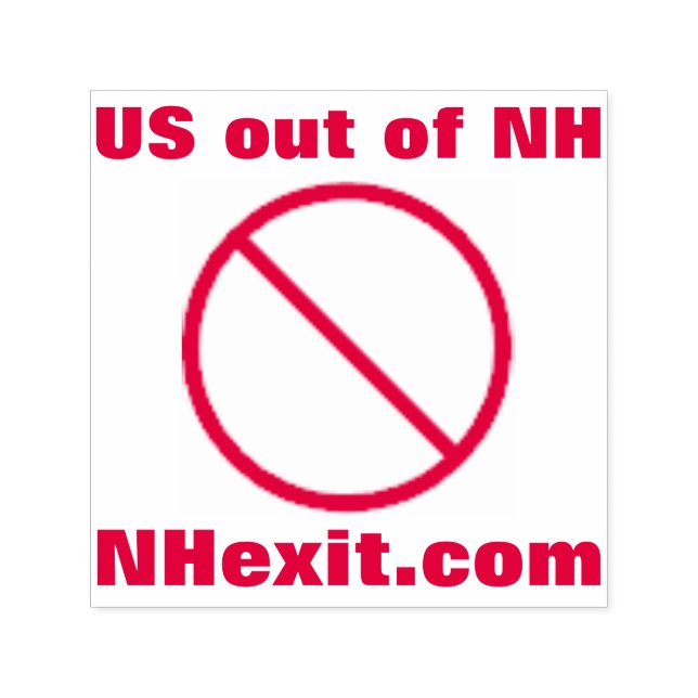 Tampon Auto-encreur Arrêt NHexit.com (Design)