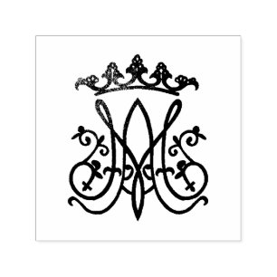 Tampon Auto-encreur Ave Maria Monogram