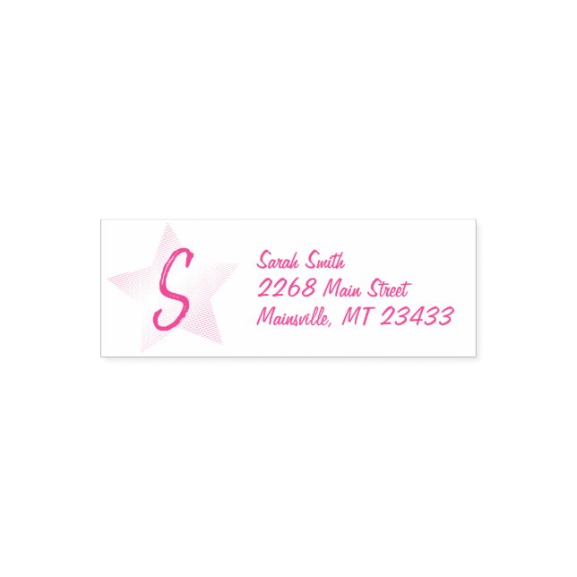 Tampon Auto-encreur Baby shower Rainbow Star (Design)
