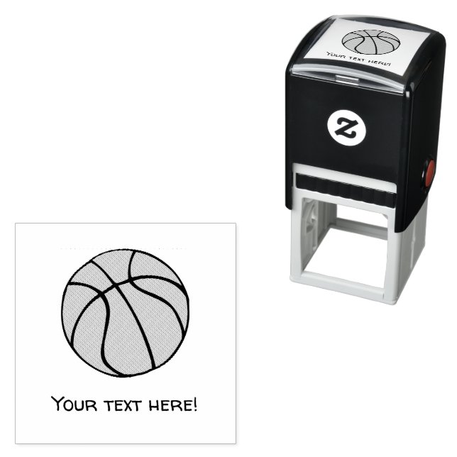 Tampon Auto-encreur Basket (En situation)