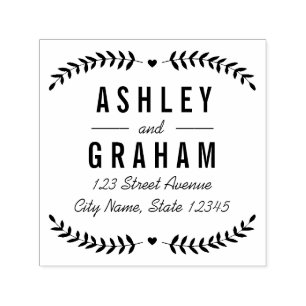 Tampon Auto-encreur Beau Amour Personnalisé Timbre En Caoutchouc