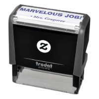 "BEAU TRAVAIL !" Remerciements Timbre en caoutchou