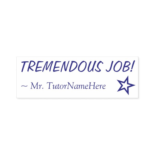 Tampon Auto-encreur "BEAU TRAVAIL !" Timbre en caoutchouc (Design)