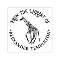 Bibliothèque de silhouette de girafe tachetée Nom