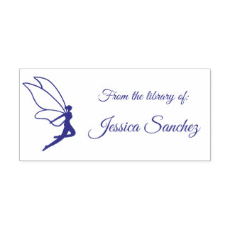 Tampon Auto-encreur Bibliothèque Fairy Silhouette personnalisable