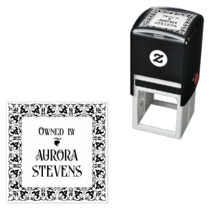 Tampon Auto-encreur Blason de bibliothèque