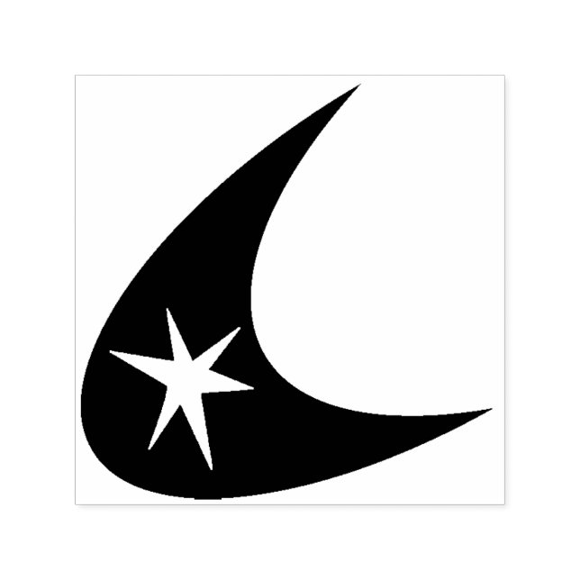 Tampon Auto-encreur Boomerang & Star (Design)