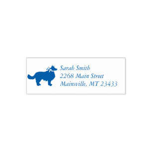 Tampon Auto-encreur Bordure Collie Chien Baby shower Chien Chien Chiot